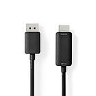 Nedis Displayport-kabel DisplayPort Hane HDMI™ Kontakt 4K@60Hz Nickelplaterad 2,