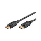 Goobay DisplayPort™-anslutningskabel 2,1, Displayport™ plugg > Displayport™ plugg, 1 m