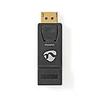 Nedis Displayport-adapter DisplayPort Hane HDMI™ Utgång 4K@30Hz Guldplaterad Rak Rund ABS ABS Antracit Låda