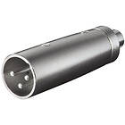 Goobay XLR-uros RCA-naaras adapter
