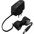 Goobay 12 V nätdel (12 W 1,0 A) med centrumstift (han) 5,5 mm x 2,5 mm