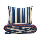 Lord Nelson Vik Marinblå Percale Randigt Bäddset Enkeltäcke 150x210 Victory