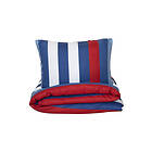 Lord Nelson Saltvik Marin Randigt Maritim Mikrofiber Bäddset Enkeltäcke 150x210 Victory