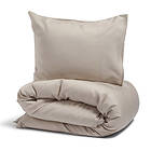 Kosta Linnewäfveri Nottingham Percale Lyocell Mörkgrå Bäddset Dubbeltäcke 230x220