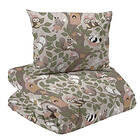 Redlunds Skogsliv Söta Djur Beige Barn Bäddset Enkeltäcke 150x210
