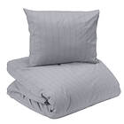 Redlunds Square Satin Ljusgrå Bäddset Enkeltäcke 150x210