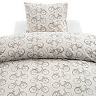 Borganäs of Sweden Cykel Beige Bäddset Enkeltäcke 150x210