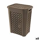 Tontarelli Tvättkorg Arianna Med lock Wengue 37,5 x 27,5 x 47 cm (6 antal)