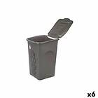 Stefanplast Tvättkorg Antracitgrå Plast 50l 37 x 56 x 39 cm (6 antal)