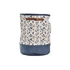 DKD Home Decor Tvättkorg Blå Vit Plast 30 x 30 x 40 cm