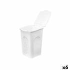 Stefanplast Tvättkorg Vit Plast 50l 37 x 56 x 39 cm (6 antal)