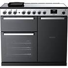Rangemaster Edge Deluxe EDDL100EIGBLK/CM1 100cm Chrome Black 15812