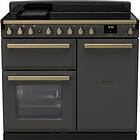 Rangemaster Estel Deluxe ESDL100EIPSLT/AB1 100cm Slate Antique Brass