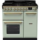 Rangemaster Estel Deluxe ESDL90DFPMNT/AB1 90cm Mint Antique Brass