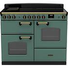 Rangemaster Classic Deluxe OC Mineral Green Antique Brass