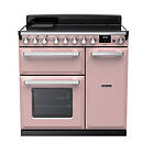 Rangemaster Estel Deluxe ESDL90EIPPPK/CM1 90cm Pale Pink Chrome