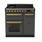 Rangemaster Estel Deluxe ESDL90EIPSLT/AB1 90cm Slate Antique Brass
