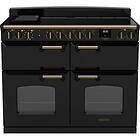 Rangemaster Classic Deluxe BC Black Antique Brass