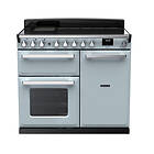 Rangemaster Estel Deluxe ESDL100EIPMSB/CM1 100cm Misty Blue Chrome
