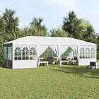 vidaXL Party Tent with 12 Sidewalls 8x4 m PE