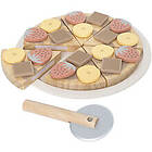 Jabadabado Wooden Dessert Pizza For Cutting