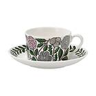 Gustavsbergs Porslinsfabrik Maj Teacup with Saucer 35cl