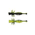 Berkley PowerBait Power Larvae 4cm 2,2g black/sunshine yellow 12-pack