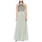 Maya Deluxe Embellished Halter Neck Maxi Dress