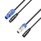 Adam Hall Hybrid Cable Power DMX 3-pin PowerCon 1,5m