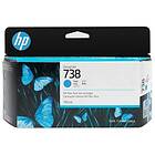 HP 738 (498N5A) cyan bläckpatron (original)