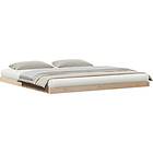 vidaXL Bed Frame 160x210 cm Solid Wood Pine
