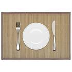 vidaXL 6 Bamboo Placemats 30 x 45 cm Brown