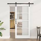 vidaXL Sliding Door with Hardware Set 'ORKDAL'White 86x198.5 cm