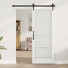 vidaXL Interior Door with Glass "ORKDAL" White 78x202x4 cm