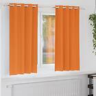 vidaXL Curtains 2 pcs Bright orange 175 x 140 cm Polyester