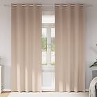 vidaXL Curtains with Curtains 2 pcs Taupe 245 x 140 cm Polyester