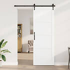 vidaXL Interior Door "ORKDAL" White 83x232x4 cm Solid Wood Pine