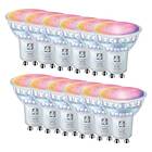 WiZ 4LITE 4L1/8052 Connected Smart LED Bulb GU10 Pack of 12