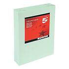 5 Star Office Coloured Copier Paper A4 Light Green 80g 500 st