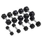 Master Fitness Gummi/Krom Dumbbells 2kg