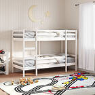 vidaXL Bunk Bed white 80x200 cm solid pine