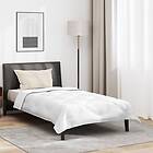 vidaXL Microfiber Duvet with Pillow White 155x220cm
