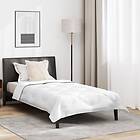 vidaXL Microfiber Duvet with Pillow White 155x220cm
