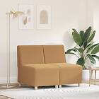 vidaXL Sofa Chair 2 pcs Beige 55 x 74 x 82 cm Corduroy fabric