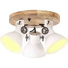 vidaXL Industrial Ceiling Lamp 25 W White 42x27cm E27