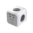 BlitzWolf BW-EC2 8-in-1 Power Cube 4xAC 2xUSB-A 2xUSB-C