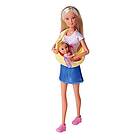 Simba Toys Steffi LOVE Baby i bæresjal 29cm