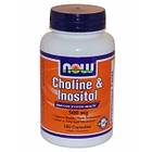 Now Foods Choline and Inositol 500mg 100 Kapsler