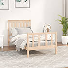 vidaXL Bed Frame 100x200 cm solid pine