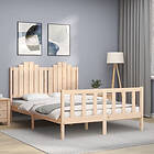 vidaXL Bed Frame 140x200 cm solid pine